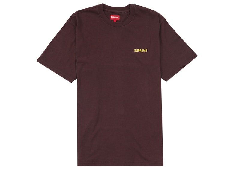 Supreme Washed Capital S/S Top Bruin