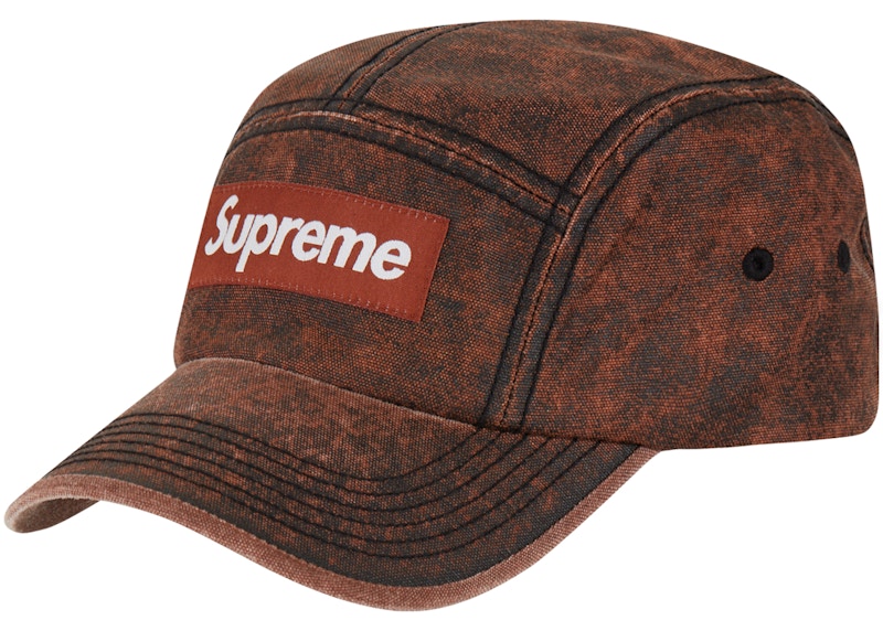 Supreme Washed Cordura Camp Cap Rust