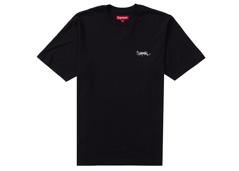 Supreme Washed Tag S/S Top Zwart