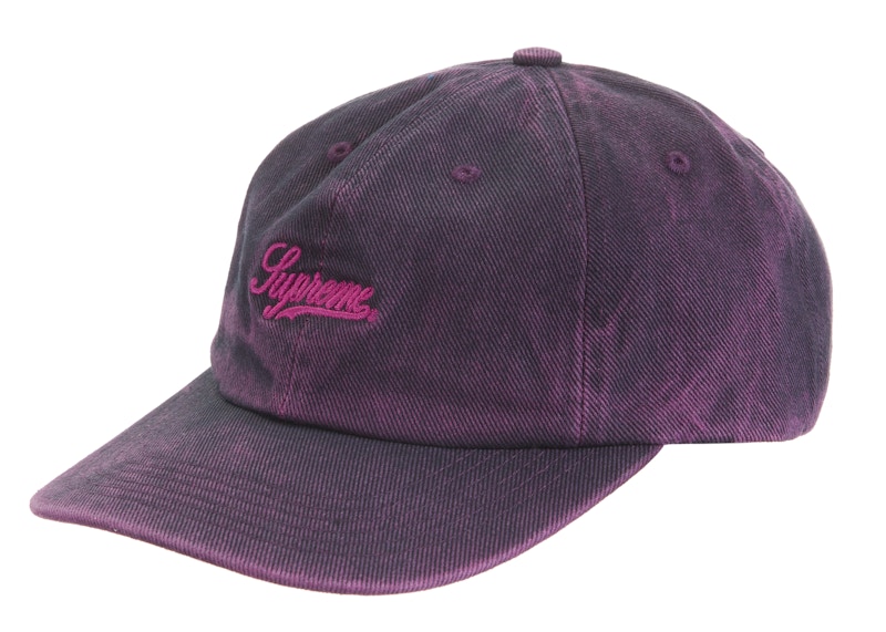 Supreme Washed Twill 6-Panel Paars