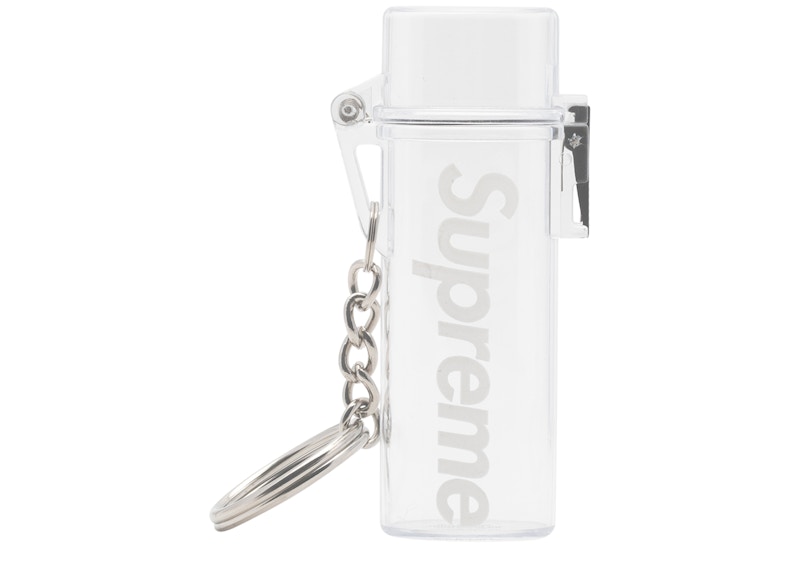 Supreme Waterproof Lighter Case Keychain Clear