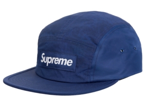 Supreme Waxed Ripstop Camp Cap Blauw