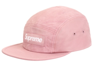 Supreme Waxed Ripstop Camp Cap Light Roze