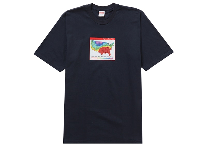 Supreme Weather Tee Blauw