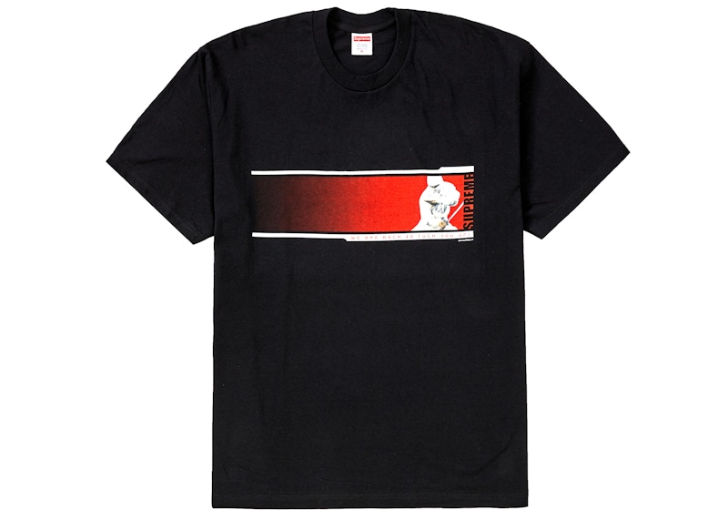 Supreme We’re Back Tee Zwart