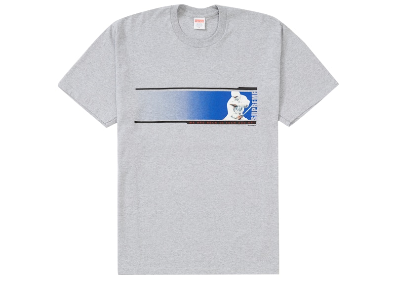 Supreme We’re Back Tee Heather Grijs