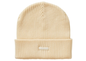 Supreme Wide Rib Beanie Natural