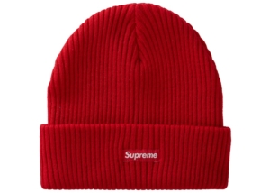 Supreme Wide Rib Beanie Rood