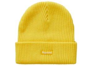 Supreme Wide Rib Beanie Geel