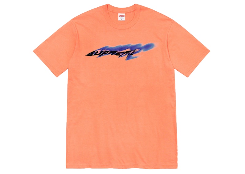 Supreme Wind Tee Peach Paars