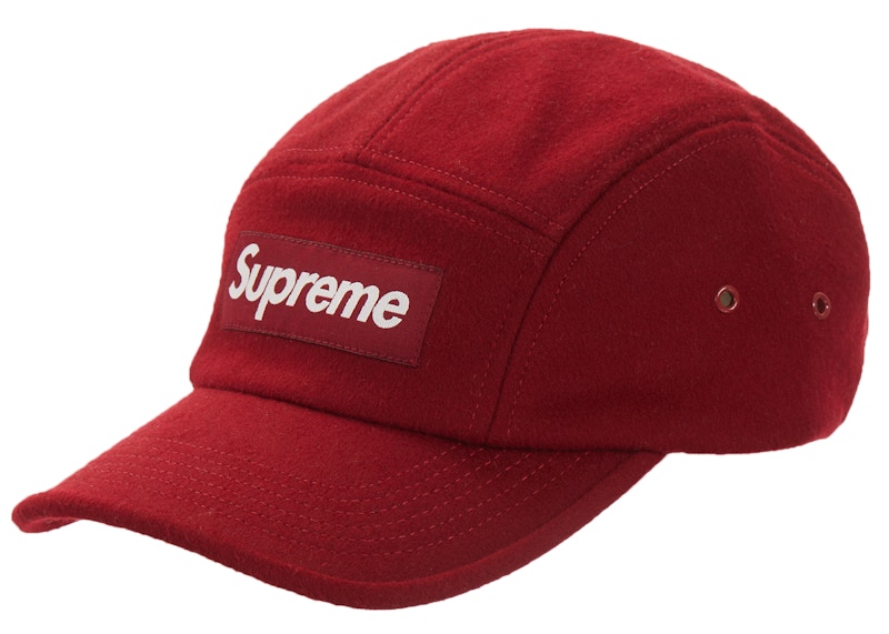 Supreme Wool Camp Cap Rood