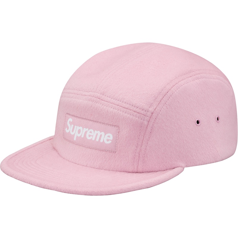 Supreme Wool Camp Cap Roze