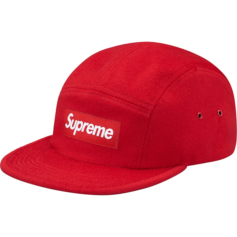 Supreme Wool Camp Cap Rood