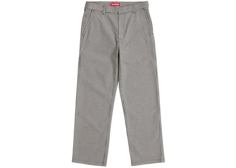 Supreme Work Pant Houndstooth Wit