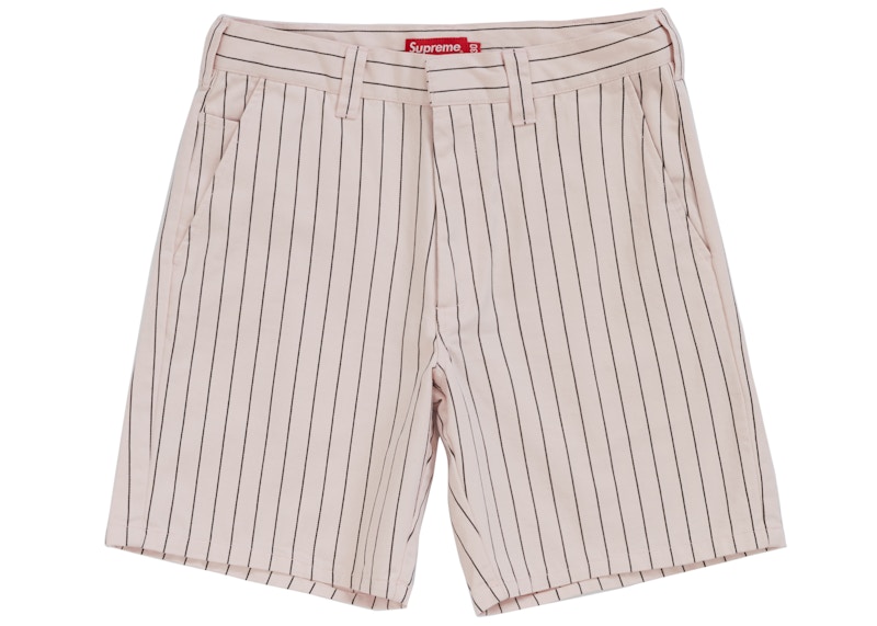 Supreme Work Short Light Stripe Roze