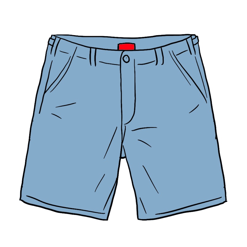 Supreme Work Short Dusty Blauw