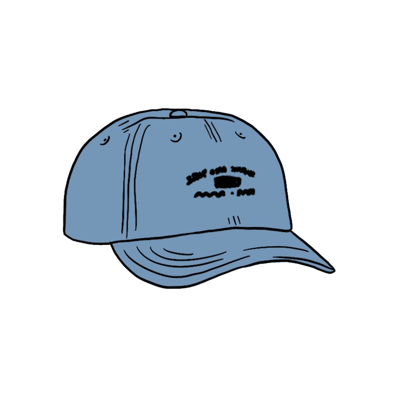 Supreme World Famous 6-Panel Blauw