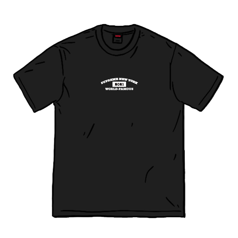 Supreme World Famous S/S Top Zwart