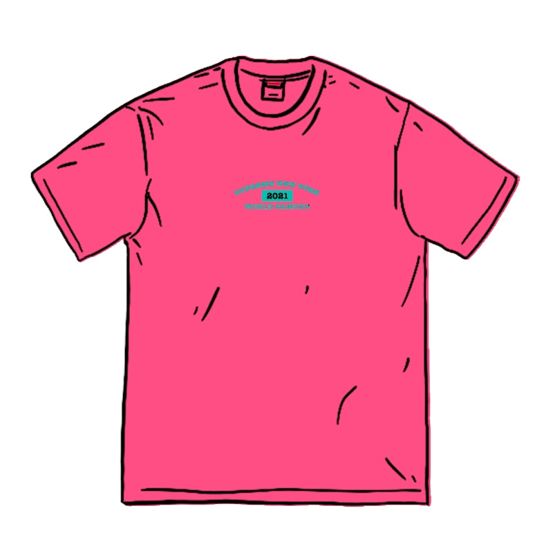Supreme World Famous Top Bright Roze