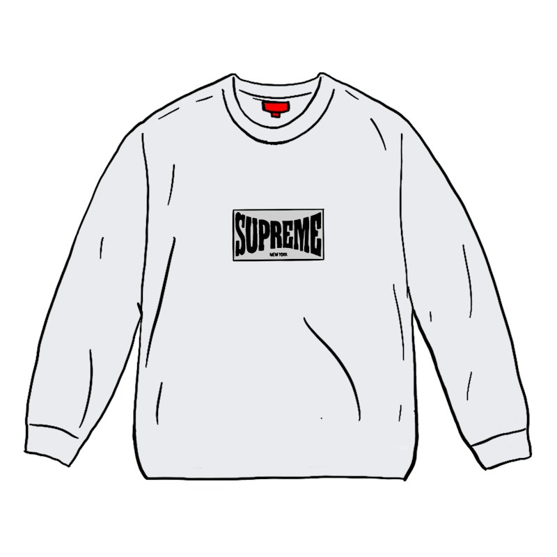 Supreme Woven Label /S Top Wit