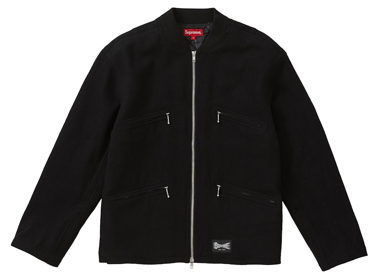 Supreme Zip Car Jacket Zwart