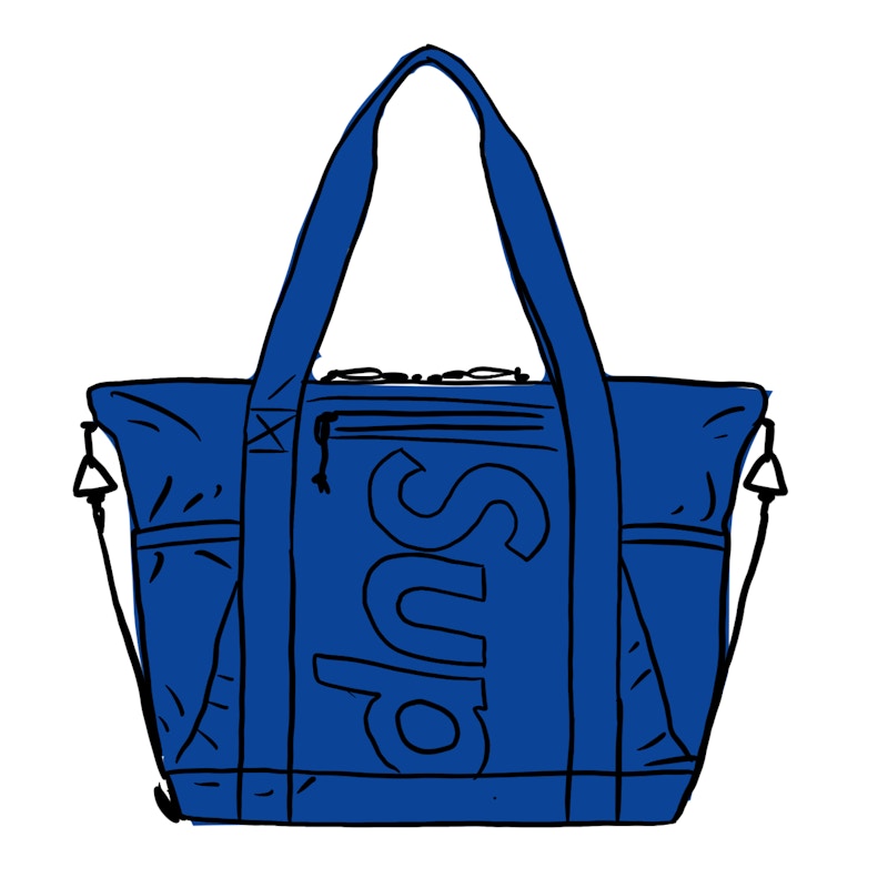 Supreme Zip Tote Blauw