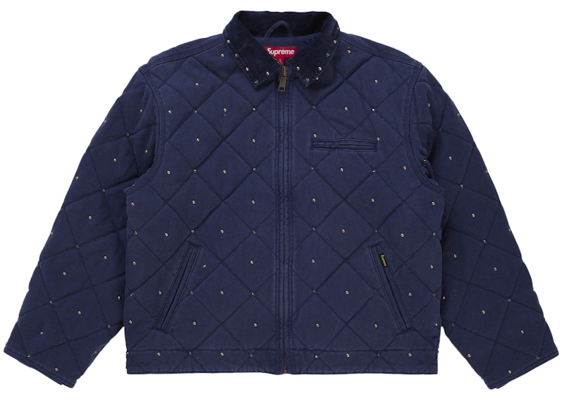 Supreme b.b. Simon Quilted Work Jacket Blauw