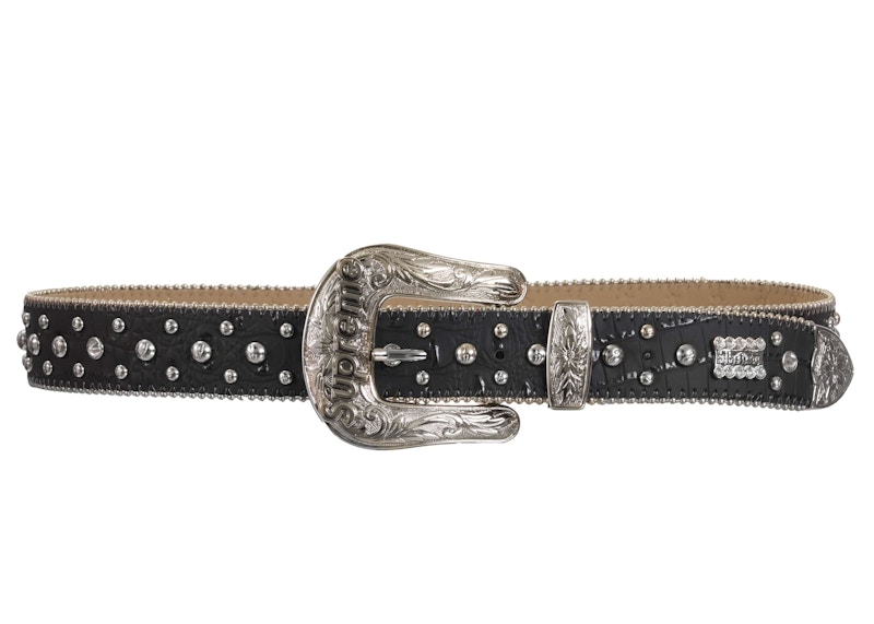Supreme b.b. Simon Studded Ranger Belt Zwart