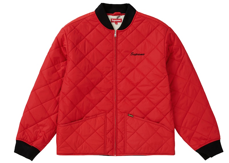 Supreme dead prez Quilted Work Jacket Rood