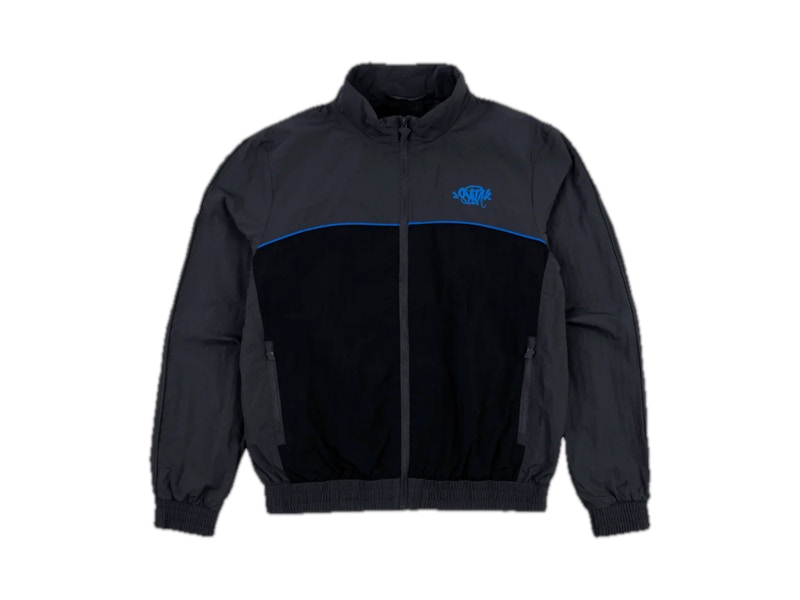 Syna World Logo Shell Track Jacket /Cobalt Zwart