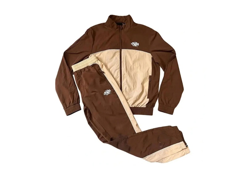 Syna World Syna Logo Shell Tracksuit Bruin