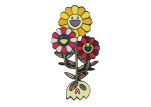 Takashi Murakami ComplexCon Flower Cluster Pin Multi