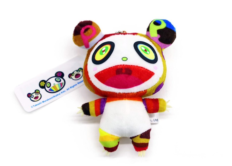 Takashi Murakami Mini Panda Cub Plush Keychain Multi
