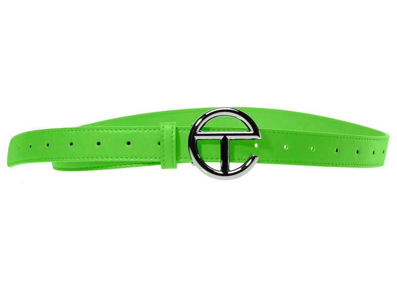 Telfar Logo Belt Highlighter Groen