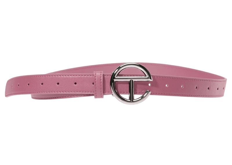 Telfar Logo Belt /Corned Beef Zilver