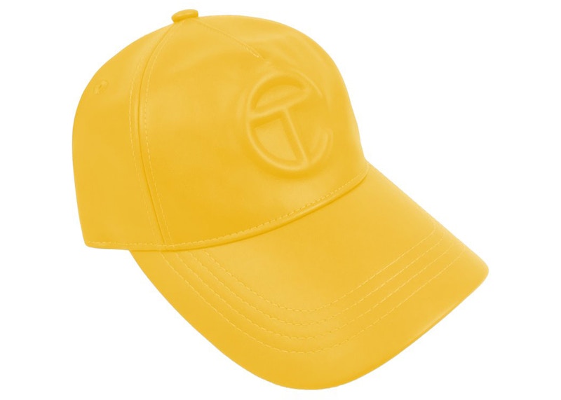 Telfar Logo Embossed Hat Geel