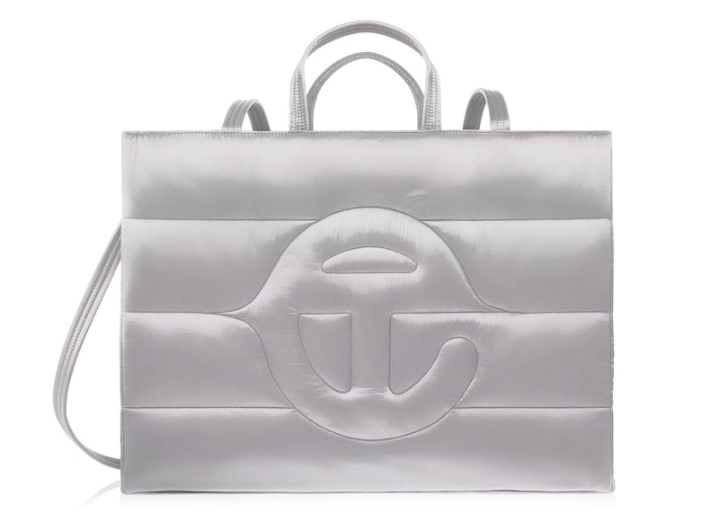 Telfar Large Puff Shopper Grijs