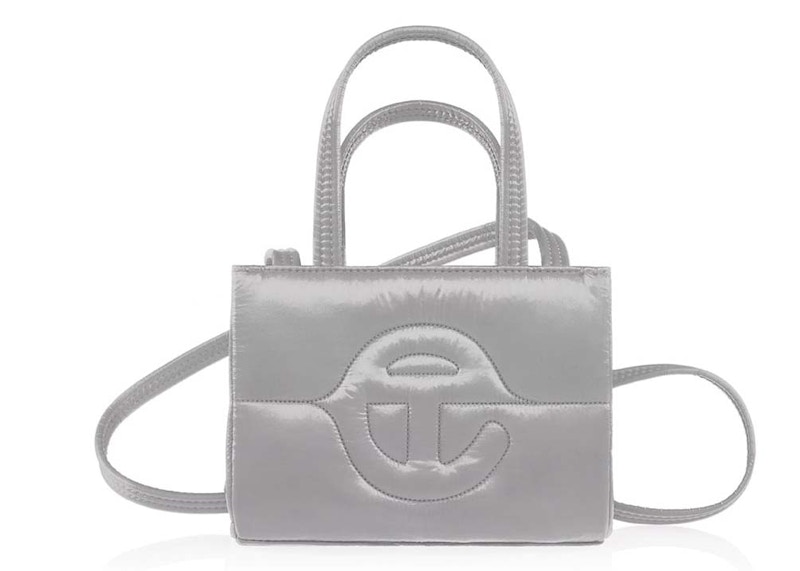 Telfar Small Puff Shopper Grijs