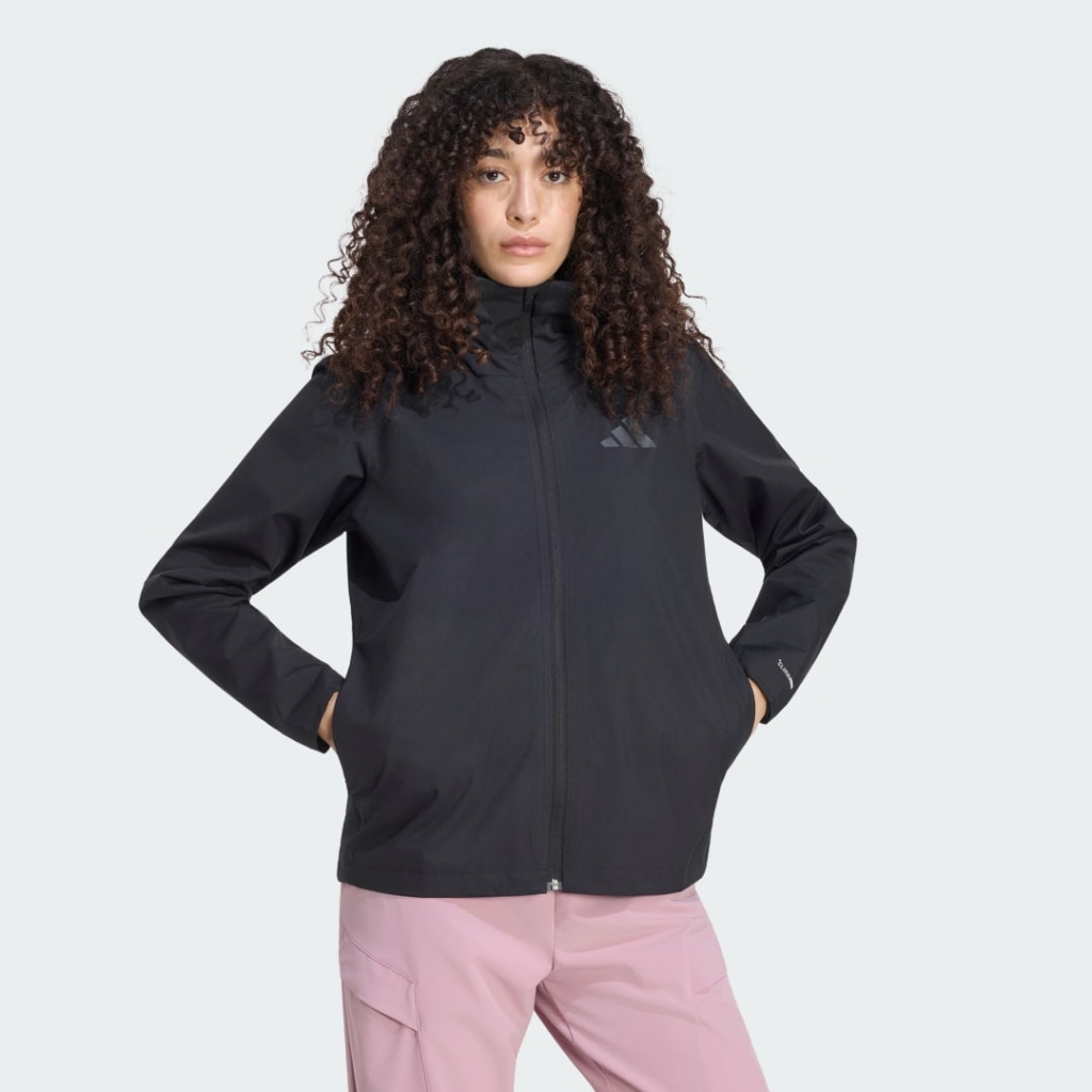 Terrex Multi Essentials 2 Layer CLIMAPROOF Regenjack Zwart