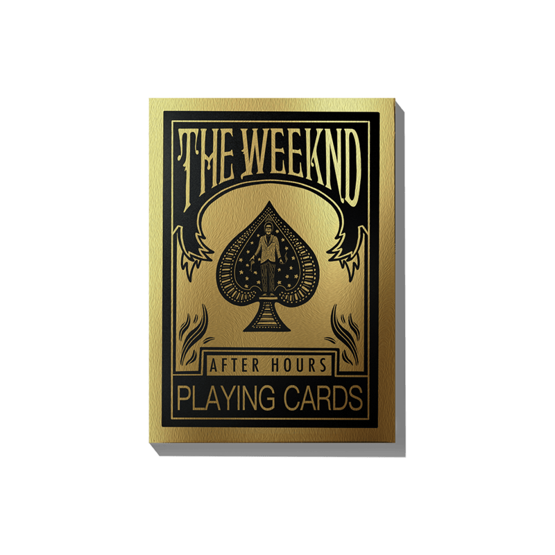 The Weeknd After Hours Playing Cards Goud