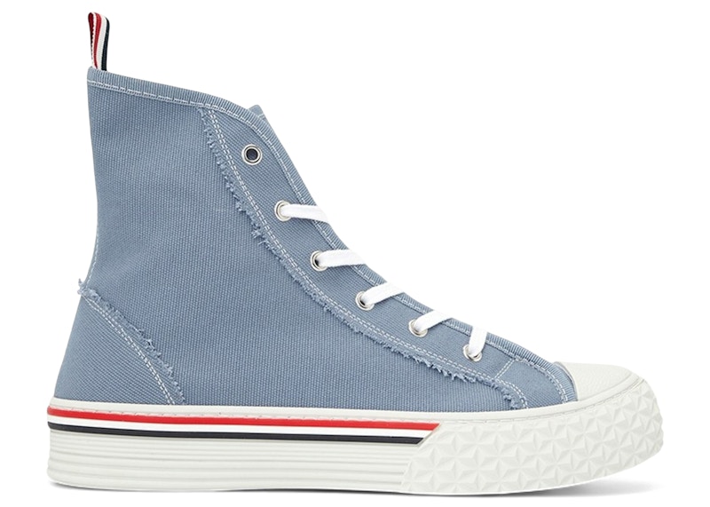 Thom Browne RWB Tab High-Top Sneakers Blauw