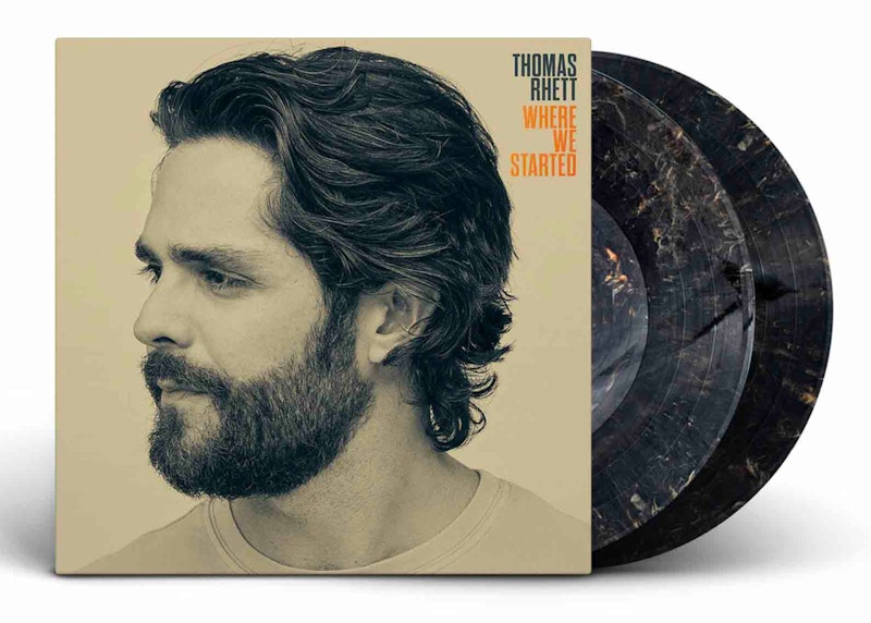 Thomas Rhett Where We Started 2XLP Vinyl with Swirl