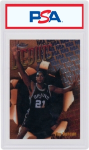 Tim Duncan 1997 Topps Finest Rookie #101