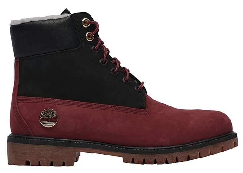 Timberland 6″ Premium Boot Shearling Syrah Zwart