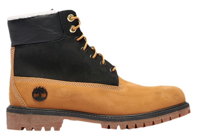 Timberland 6″ Premium Boot Shearling Wheat Zwart