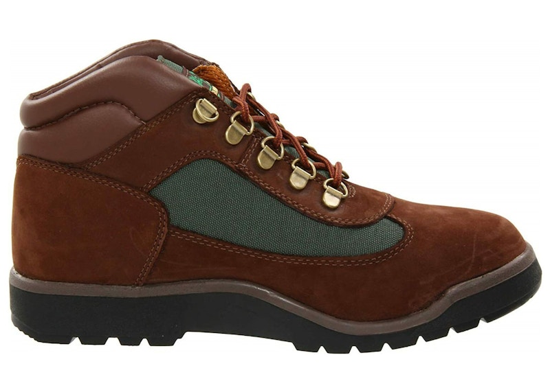 Timberland Field Boot Mid Lace Up Dark Bruin
