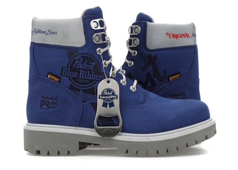 Timberland PRO 6″ Soft Toe Work Boot Pabst Ribbon Nubuck Blauw