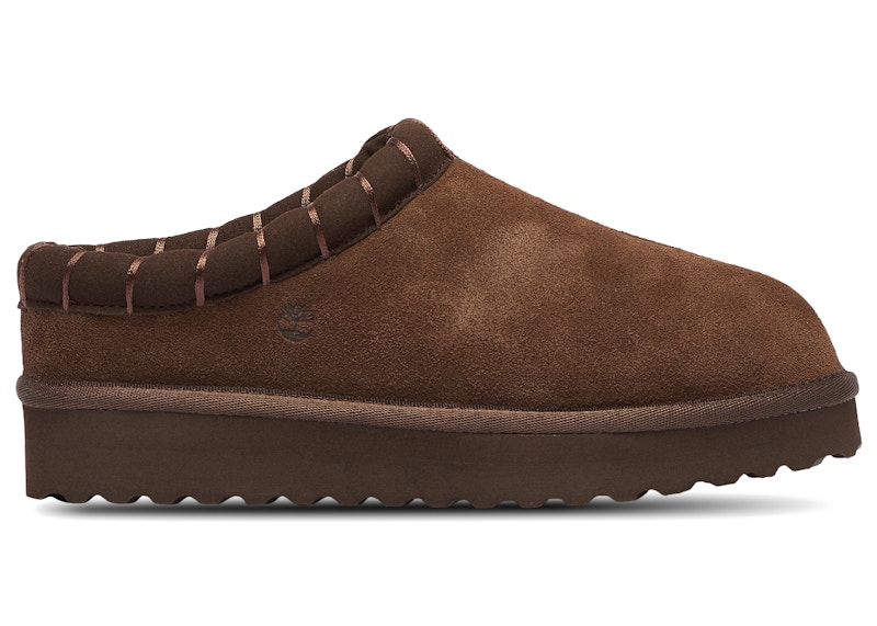 Timberland Platform Clogs Dark Bruin