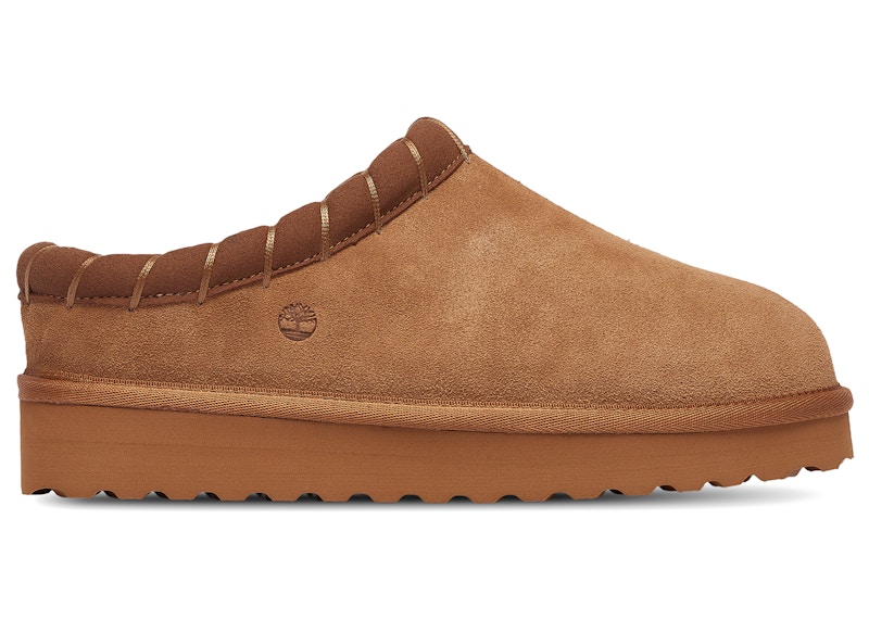 Timberland Platform Clogs Tan