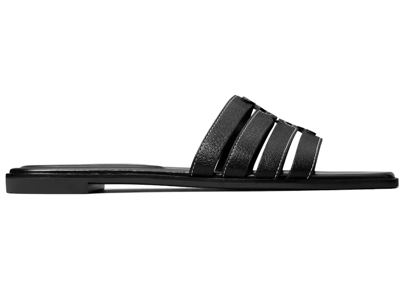 Tory Burch Ines Cage Slide Perfect Zwart